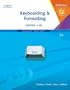 Keyboarding & Formatting Essentials, Lessons 1-60 (with CD-ROM)