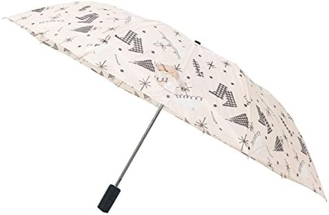 Automatic Folding compact umbrella (Cream)
