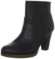 ESPRIT Wiki Bootie I10340, Damen Fashion Halbstiefel & Stiefeletten, Schwarz (black 001), EU 40