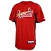 MLB St. Louis Cardinals Short Sleeve Authentic Button Front Cool Base Batting Practice Jersey Men's