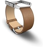 Fitbit Blaze Accessory Band, Leather, Camel, Large
