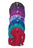 Only Necessities Plus Size Smocked velour 25" bed jacket