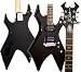 B.C. Rich Warlock with Widow Headstock Guitar, Onyx
