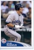2012 Topps Baseball MLB Sticker #37 Colby Rasmus Toronto Blue Jays