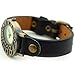 2014 Hot Sell Fashion Women Black Watch PU Leather Strap Retro Personal Digital Design Cheap Price W162
