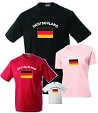 Produkt-Bild: Flag-Shirt Deutschland(Kinder 116 bis Erwachsene 5XL) -- VIELE FARBEN