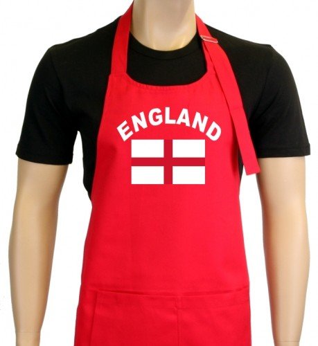 Coole-Fun-T-Shirts Uni Grillsch&uuml;rze EM 2012 England, rot, One size, GS10483_England_Rot Preisvergleich