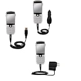 Deluxe Kit for the Qtek 8020 Smartphone includes a USB cable with Car and Wall Charger - Gomadic Brand w/ TipExchange Technology
