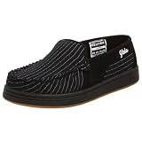  : Globe Men's Castro Slip On,Black/White Pinstripe,7 M US