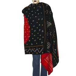 Printed Shawls Tie Dye Wool Accessory 80 x 35 inches