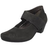 Mephisto Women's Rauni Pump,Black Bucksoft,7 M US