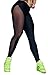 Nulibenna Women's Mesh Stretchy Workout Sportys Yoga Leggings Ninth Pants