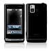 Solid State Black Design Protective Skin Decal Sticker for LG Dare Cell Phone