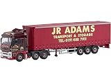 Review Corgi  / Diecast Model ERF ECT Olympic Curtainside (J. R. Adams) in Red