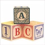 English Wooden Alphabet Blocks