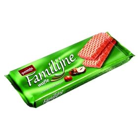 Family Wafers with Hazelnut Cream 180 g (Pack of 12)