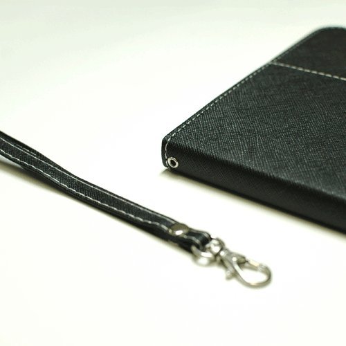 ー レザーケース2 黑色 | オートスリープ机能 (