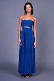 BCBG MAX AZRIA - Blue Ruched Bodice Gowns by BCBG