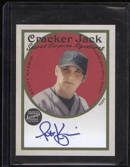 Scott Kazmir Topps Certified Autograph 2005 Cracker Jack Card #SSA-SK Tampa Bay / Los Angeles Angels