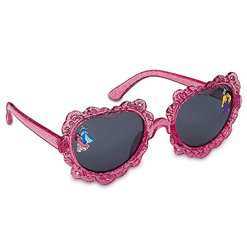 Disney Store Princess Snow White, Rapunzel, Ariel, Cinderella Heart-Shaped Sunglasses for Kids