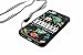 APPLE IPHONE 7 Cell Phone Case, [TOUGH GRADE] ULTRA SLIM DUAL LAYER PROTECTIVE CASE w/ LANYARD [GRAFFITI] [Impact Resistant] (4.7in) (TROPICAL)