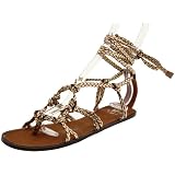 Miss Me Womens Numa-1 Woven Sandal