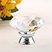 Fu Store Diamond Shape Crystal Glass Knob, 30mm (10 Pieces)