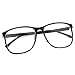 grinderPUNCH Large Nerdy Thin Plastic Frame Clear Lens Glasses
