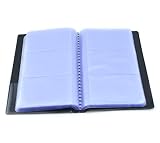SAMYO Business Journal Name Card Book Holder Organizer - Holds 240 Cards - Black