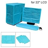 Blue LCD Computer Nonwoven Fabric Dust Cover Cap 22