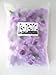 (24) Silk Purple Roses Flower Head - 1.75