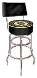 NHL Boston Bruins Padded Bar Stool with Back