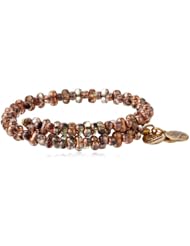 Vintage 66 "Spark of Revelry" Illusion Russian Gold Wrap Bracelet, 7.25"