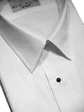 Neil Allyn Mens Tuxedo Shirt Poly/Cotton Laydown Collar 1/8 Inch Pleat