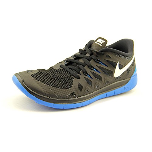 Boy's Nike 'Free 5.0' Running Shoe Black/ Anthracite/ Photo 