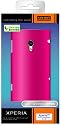 レイ・アウト ソニー・エリクソン Xperia™(X10、ドコモSO-01B)用ハードコーティングシェルジャケット/コーラルピンク RT-SE10C2/P