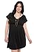 Torrid Plus Size Black Short Sleeve Bow Back Dress