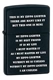 from Zippo Original Zippo Lighter 24710 CRD My Zippo Lighter... Black Matte Finish (Model 24710)