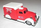 Chicago Bulls 1997 Matchbox Diecast '38 Dodge Airflow Truck NBA 1:80 Scale White Rose Collectible Car
