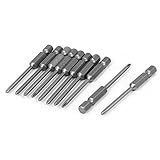 uxcell　プラスドライバービット　65mmロング　3mmチップPH1チップサイズ　10個