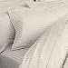 1500-THREAD-COUNT KING SHEET SET 1500TC EGYPTIAN COTTON SHEET SET 1500 TC - IVORY DAMASK STRIPE