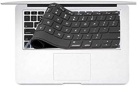 KeyPal Keyboard Cover Silicone Skin for MacBook Pro 13" 15" 17" (with or w/out Retina Display) iMac and MacBook Air 13" - JetBlack
