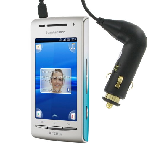Kit Premium-KFZ-Ladekabel f&uuml;r Sony Ericsson X8 - Schwarz Preisvergleich