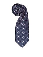 Carlo Visconti Corbata Lunares (Azul Marino / Rosa)