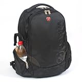 NEW 16 Swissgear Wenger Laptop Computer Backpack Black 0810B