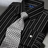 Fine Line Stripe Dress Shirt