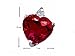 Star K Sterling Silver Heart Shape 7mm Earring Studs