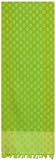 Hand Woven Elegant Jacquard 100% Cotton Dots Lime Green Table Runners 12x72 Inches Set of Two