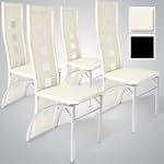 Lot de 4 chaises de salle � manger No...