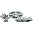 Le Cadeaux Melamine Party Set: 17 pieces
